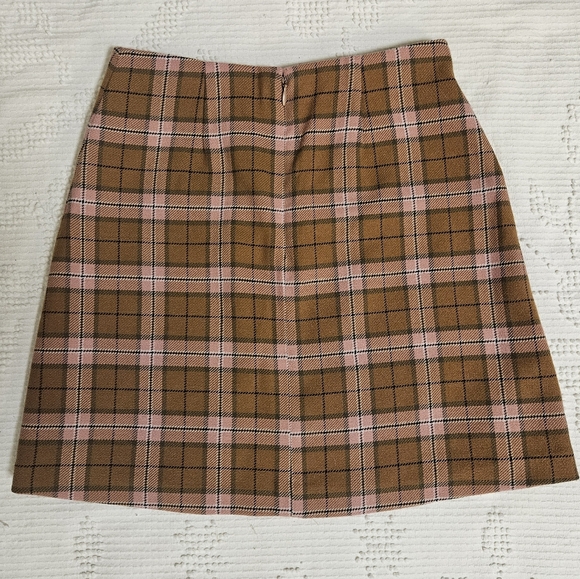 Pink Plaid Mini Skirt - Picture 8 of 11